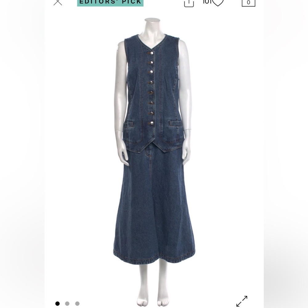 Chloe denim dress size 42 FR